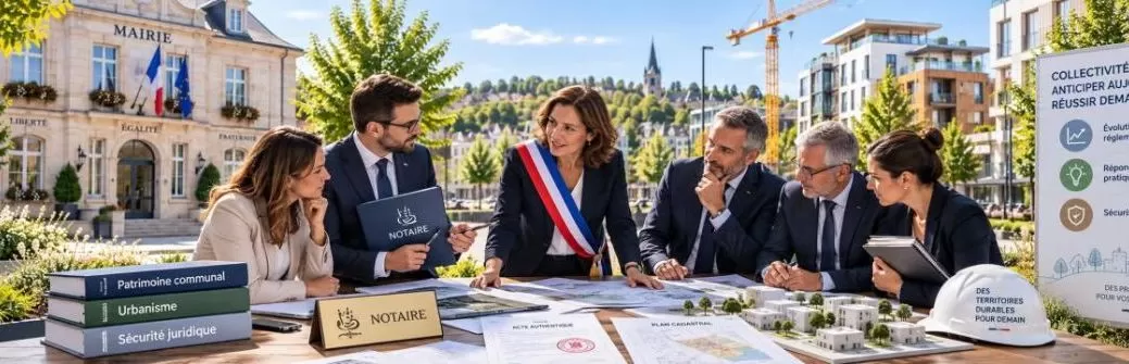 Illustration : Les collectivités face aux nouveaux défis : le regard des notaires