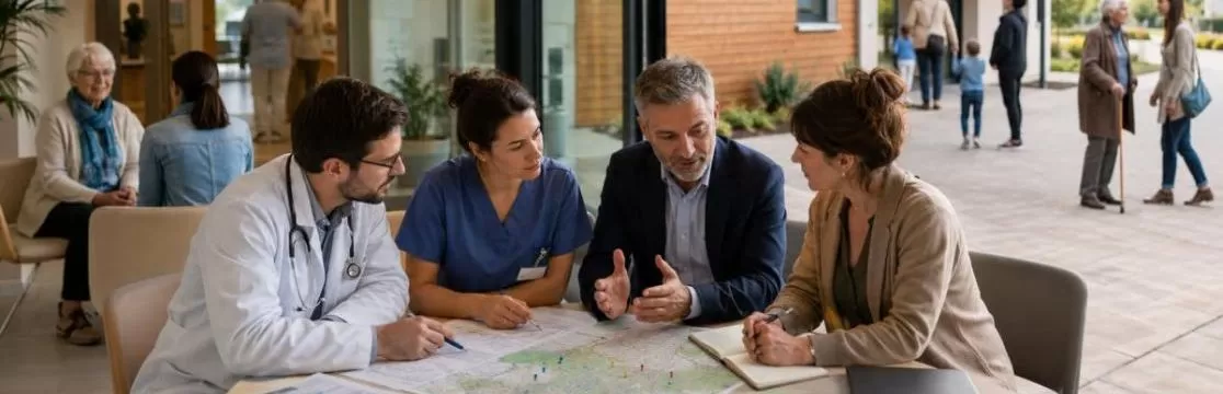 Illustration : Médecins, cabinets, Maisons France Santé : quels leviers pour renforcer l'accès aux soins dans les territoires ?